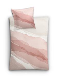 Постельное белье из сатина Nesrin цвета старой розы Kleine Wolke, 135 x 200 + 80 x 80 см