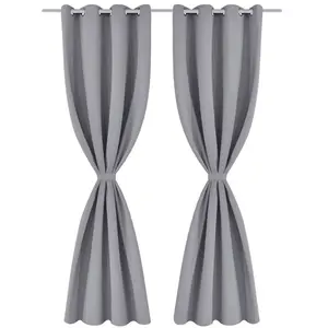 Шторы Vidaxl, серый