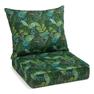 Sonoma Goods For Life Подушки для глубокого сиденья в помещении и на улице, набор из 2 предметов, цвет Green Palm