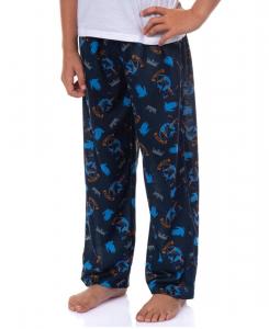 Пижама для мальчиков "Big Boys" с эмблемой факультета, домашние пижамные штаны для сна - Гриффиндор, Хаффлпафф, Рейвенкло, Слизерин Harry Potter, Blue