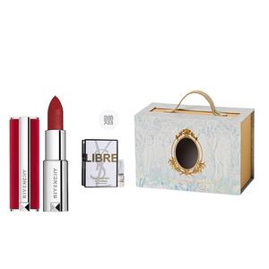 Помада Secret Garden Box матовая легко растушевывается стойкая подарок на день рождения для девушки SAINT LAURENT