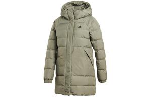 Пуховик зимний женский голубой Adidas