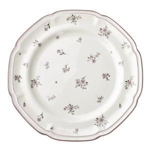 Обеденная тарелка Rosalie White, 22x27x2,5 см, фарфор Mondex, белый