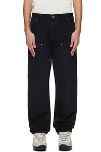 Carhartt Work In Progress Черные брюки с удвоенным коленом