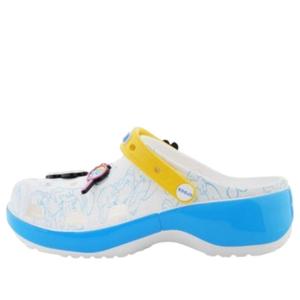 Сандалии (WMNS) Crocs x The Smurfs Platform Clog 'Smurfette', белый