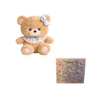 XIAOCAIXIONG Очаровательный плюшевый мишка Cream Puff, плюшевые куклы в виде кроликов высотой 21см/30см