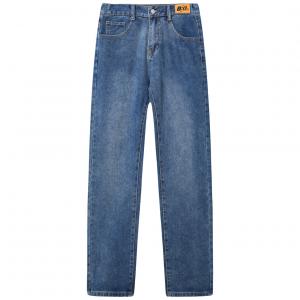 Джинсы мужские Antioffice прямого кроя, светло-синий