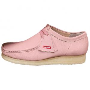 Clarks Supreme x Originals WALLABEE низкие повседневные кроссовки унисекс Pink
