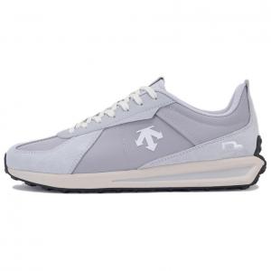 DESCENTE Женские повседневные кроссовки Chron Anti Slip с низким верхом, износостойкие, сине-серые