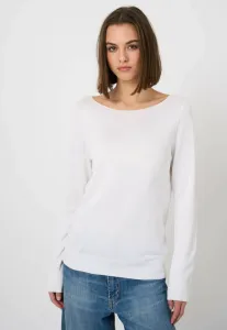 Джемпер с вырезом-лодочкой Repeat, White