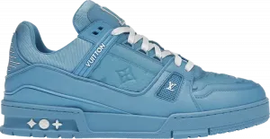 Кроссовки Louis Vuitton Trainer 'Embossed Monogram - Blue', синий