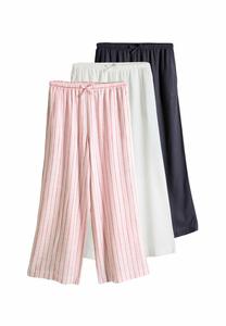 Брюки THE SET 3 PACK PULL ON WIDE , Navy White Pink Stripe/Blue