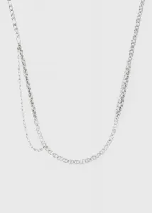 Колье "Многослойная комбинированная цепочка"