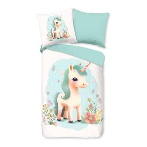 Фланелевое постельное белье Good morning 33047, 135 х 200 см + подушка 80 х 80 см