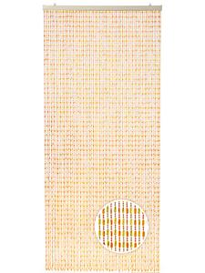 Kobolo Оранжевая занавеска с разноцветными узорами