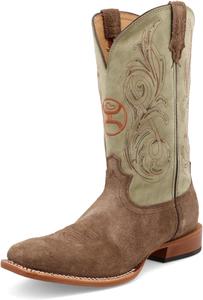 Ботинки Twisted X Men's 12 WS Toe Hooey - Западные с запряжкой, шоколадный