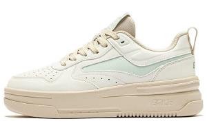 Кеды, скейтборд обувь женская низкая микрокристаллическая белый теплая льняная Erke