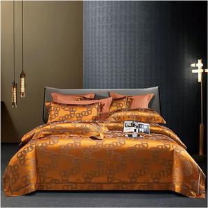 YUSIWOAL Комплект постельного белья из египетского хлопка сатиновый жаккард 1000TC