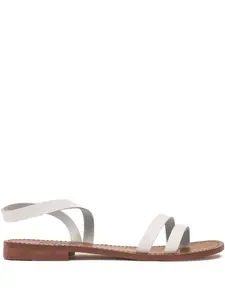 Сандалии с ремешком на щиколотке SOMMET, белый