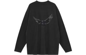 Футболка Balenciaga X Gap X Balenciaga Tripartite Collaboration, унисекс, черная, выцветшая Yeezy, черный