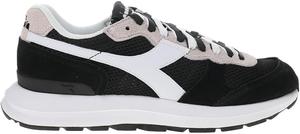 Мужские кроссовки Diadora Kmaro 42 из замши и сетки на шнуровке - черные, повседневные