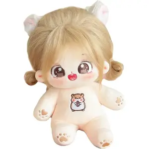 Хлопковая кукла супер милая шерстяная цветочная малышка плюшевая кукла высотой 20см MIANHUIYI