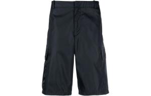 Шорты-карго мужские темно-синие Prada, синий