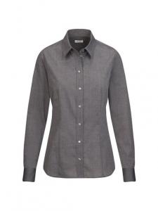 Однотонная блузка-рубашка Seidensticker, серый