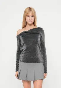 Топ с длинными рукавами Gap, Metallic Grey