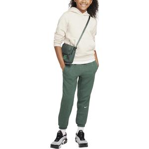 Штаны Dri Fit Vintage Green/Heather/Light Ivory для подростков Nike, зеленый/серый/светло-белый