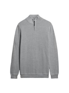 Светло-серый вязаный свитер Superdry