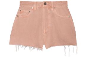 Шорты джинсовые женские Saint Laurent, розовый
