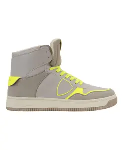 Мужские высокие кроссовки на шнуровке Philippe Model, мультиколор