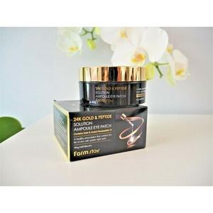 Farm Stay Farmstay 24K Gold Peptide Solution Ампульные патчи для глаз Premium Care 90 г 60 шт.