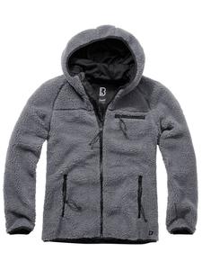 Флисовая куртка/свитер Teddyfleece Worker Jacket серого цвета Brandit