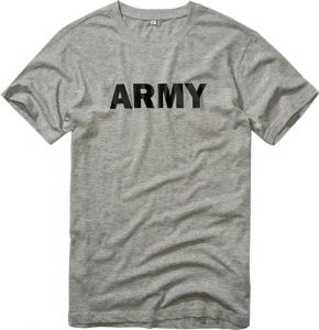 Футболка Brandit Army T-Shirt, цвет Melange Gray