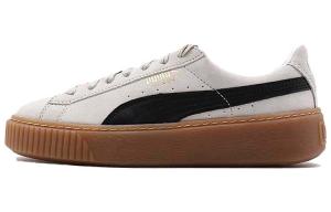 Кроссовки Puma Suede White Black Women's