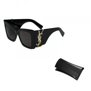 Женские солнцезащитные очки Saint Laurent, черный