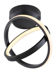 Потолочный светодиодный светильник, опаловый/черный/белый Globo, опал/черный/белый