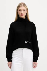 Шерстяной свитер Karl Lagerfeld Jeans, черный