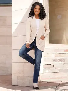 Кардиган в стиле casual Casual Looks, слоновая кость