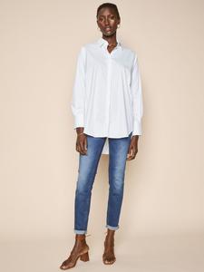 MOS MOSH Enola Классическая рубашка, белая