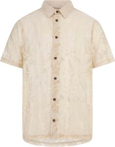 Мужская рубашка GUESS с короткими рукавами и цветочным принтом Devore, Prosecco Floral Devore