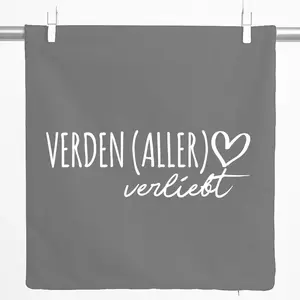 Декоративная наволочка Huuraa с надписью Влюбленный Мехерних подарочная, 40x40 см, серый стальной хлопок, украшение для Мехерниха Hellweg Druckerei