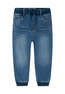 Флисовые джинсы прямого кроя nmmben Name It, Medium Blue Denim