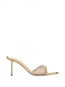 Декорированные мюли Gilda Le Silla, золотой