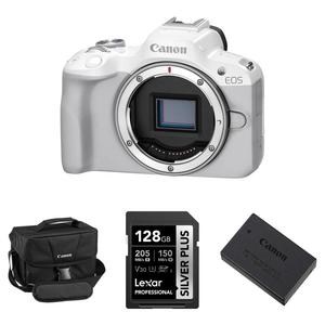 Беззеркальная камера Canon EOS R50 Mirrorless Camera with Essentials+ Kit (White)