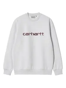 Классический свитшот с логотипом Carhartt Wip, серый