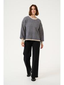 Kaffe Вязаный свитер KAellery свободного кроя, цвет «перьевой серый/синий»