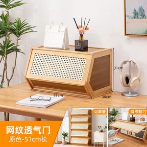 Yu Senyi Комод 51 см для спальни и гостиной настенный, 5 ящиков, сетчатые дверцы, дышащий, складываемый